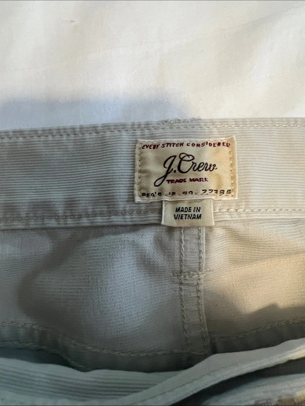 J. Crew Slim Khaki Chinos in Light Tan